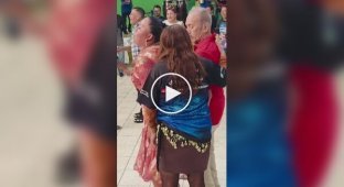 Grandpa on the Dance Floor Didn't Expect Such Attention