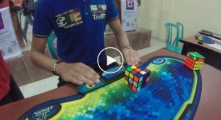 Новый мировой рекорд по скорости сборки Кубика Рубика