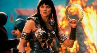 Как снимали сериал "Зена - королева воинов": кадры со съемок и 25 интересных фактов о сериале (23 фото)