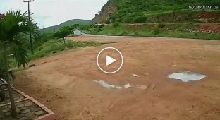 Double somersault after car assistance
