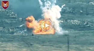 Destruction of the Russian TOS-1A Solntepek