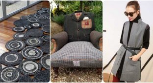 Ideas of what can be made from an old coat (15 photos)