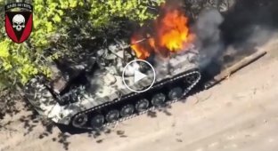 The Ukrainian 72nd brigade destroyed the BMP-2 orcs