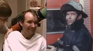 Чудо после трагедии: пожарный проснулся после 10-летней комы (3 фото + 1 видео)
