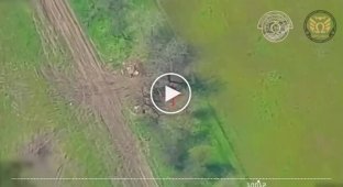 Операторы FPV-дронов Крила Омеги уничтожили российскую гаубицу Д-20