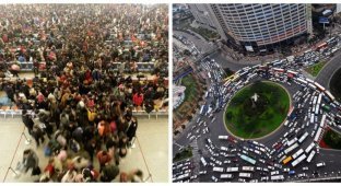 15 photos from China that prove it's very crowded (16 photos)