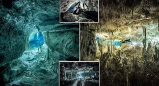 Как выглядят подводные пещеры, которые образовались миллионы лет назад (17 фото)