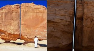 Al-Naslaa stone: who cut it so smoothly (7 photos)
