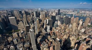 Нью-Йорк с самого высокого здания в Манхеттене (34 фото)