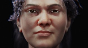Scientists have shown the face of a woman who lived 45,000 years ago (5 photos)