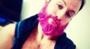 Новый тренд: цветная борода (13 фото)