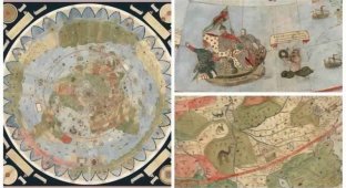 Старейший атлас мира 16 века впервые стал единой картой (15 фото)