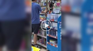 Man harasses furry store employee