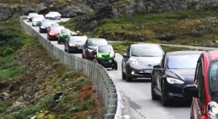 Norway Became the First Country in the World to Have More Electric Cars Than Cars with Internal Combustion Engines (3 photos)