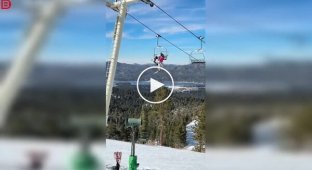 Шутка на подъемнике едва не превратилась в катастрофу