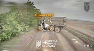 Soldiers of the 3rd Special Brigade destroyed several Russian KAMAZ vehicles and eliminated enemy infantry in the Kharkov region