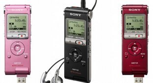 Серия диктофонов-плееров Sony ICD-UX (3 фото)