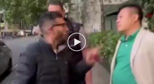 В Лондон дерзкий мигрант решил сказать группе корреспондентов, что они создают неправильный, лживый имидж нелегалов в стране