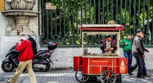 Еда в Стамбуле, уличная и ресторанная (15 фото + 1 видео)