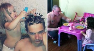 20+ fathers-well done (23 photos)