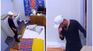 Бразильский футболист расплакался, попав в свою детскую комнату (7 фото)