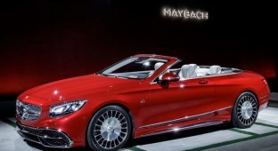 Самый роскошный кабриолет Mercedes-Maybach S650 (32 фото + 1 видео)