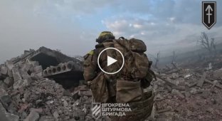 The assault on the village of Andreevka in the Donetsk region from the first person of the Ukrainian military