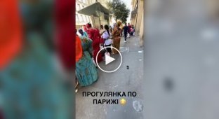 Мужчина обнаружил, что на улицах Парижа очень мало белых французов
