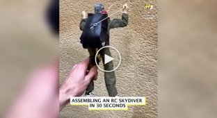 Парашютист с дистанционным управлением: уникальная ручная игрушка
