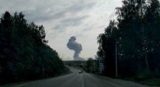 На территории воинской части в Красноярском крае произошел взрыв (4 фото + 1 видео)