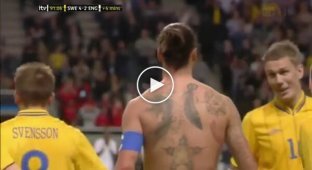 Zlatan Ibrahimovic забил невероятный гол с 30 метров