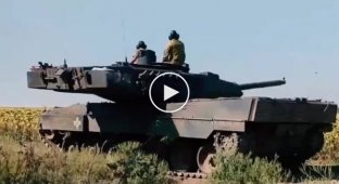 Український танк Леопард-2 діє у Запорізькій області