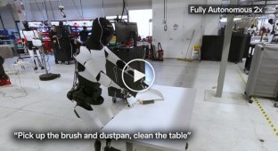Tesla humanoid robot taught to iron, clean and cook