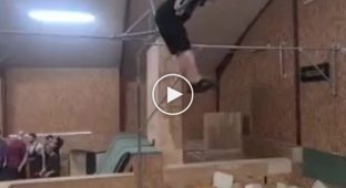 Acrobatic stunt that gives you a headache
