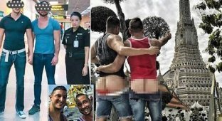 Американцев арестовали за неуважение к тайским храмам (10 фото)