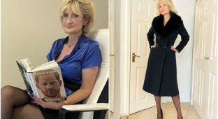 Cleaning lady makes money on adult site because of her 'resemblance' to Princess Diana (10 photos)