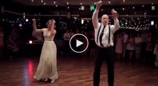 This father-daughter wedding dance started out quite normally. But wait a while and see what they do