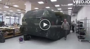 The Czech company showed the production of inflatable baits used by the Ukrainian military