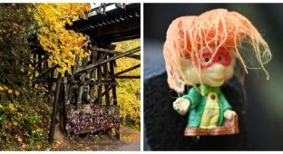 The Troll Bridge in Portland, Under Which Scary Fairytale Giants Have Transformed (22 photos + 1 video)