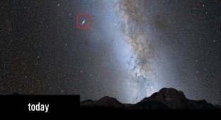 Столкновение Млечного Пути с галактикой Андромеды (5 фото)