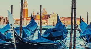 Чому у Венеції всі гондоли чорні (5 фото)
