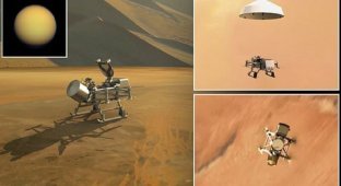 НАСА отправит на Титан "стрекозу" (4 фото)