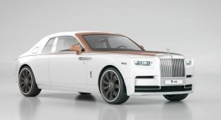 The luxurious Rolls-Royce Phantom coupe was created in Italy (photo)