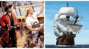 Why did Spanish galleons calmly cross the Pacific Ocean and were not afraid of pirate attacks? (5 photos)