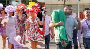 British aristocrats and fashionistas: crazy outfits and hats at the opening of the races (17 photos)