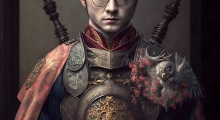 If the characters of "Harry Potter" were the heroes of Japanese fantasy (9 photos)
