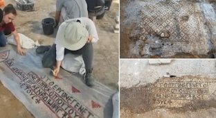 В древнем монастыре найдена мозаика, которой 1500 лет (9 фото)