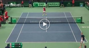 Канадский теннисист Денис Шаповалов травмировал главного судью в матче Кубка Дэвиса