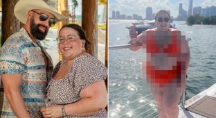 "Why does he need this fat woman?": a couple is being ridiculed on social networks where the husband is "too hot for his wife" (6 photos)