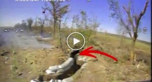 Ukrainian FPV drones attack Russian positions in the Zaporozhye direction